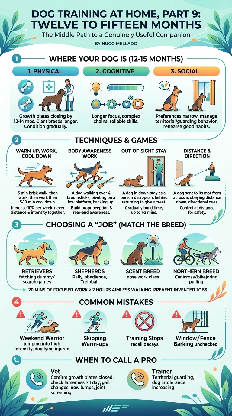 Dog Training at Home, Part 9: Twelve to Fifteen Months